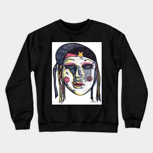 Mask 1 Crewneck Sweatshirt by jerrykirk